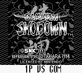 Samurai Spirits screenshot 3 for GameBoy